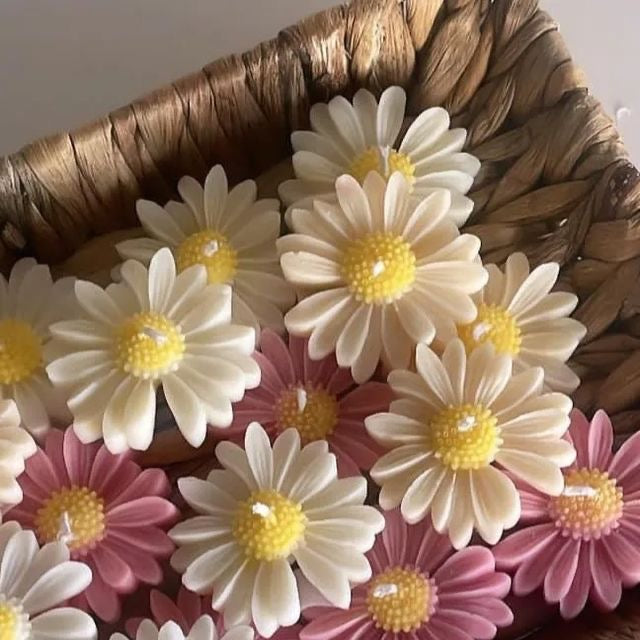 Cute Daisy Candle