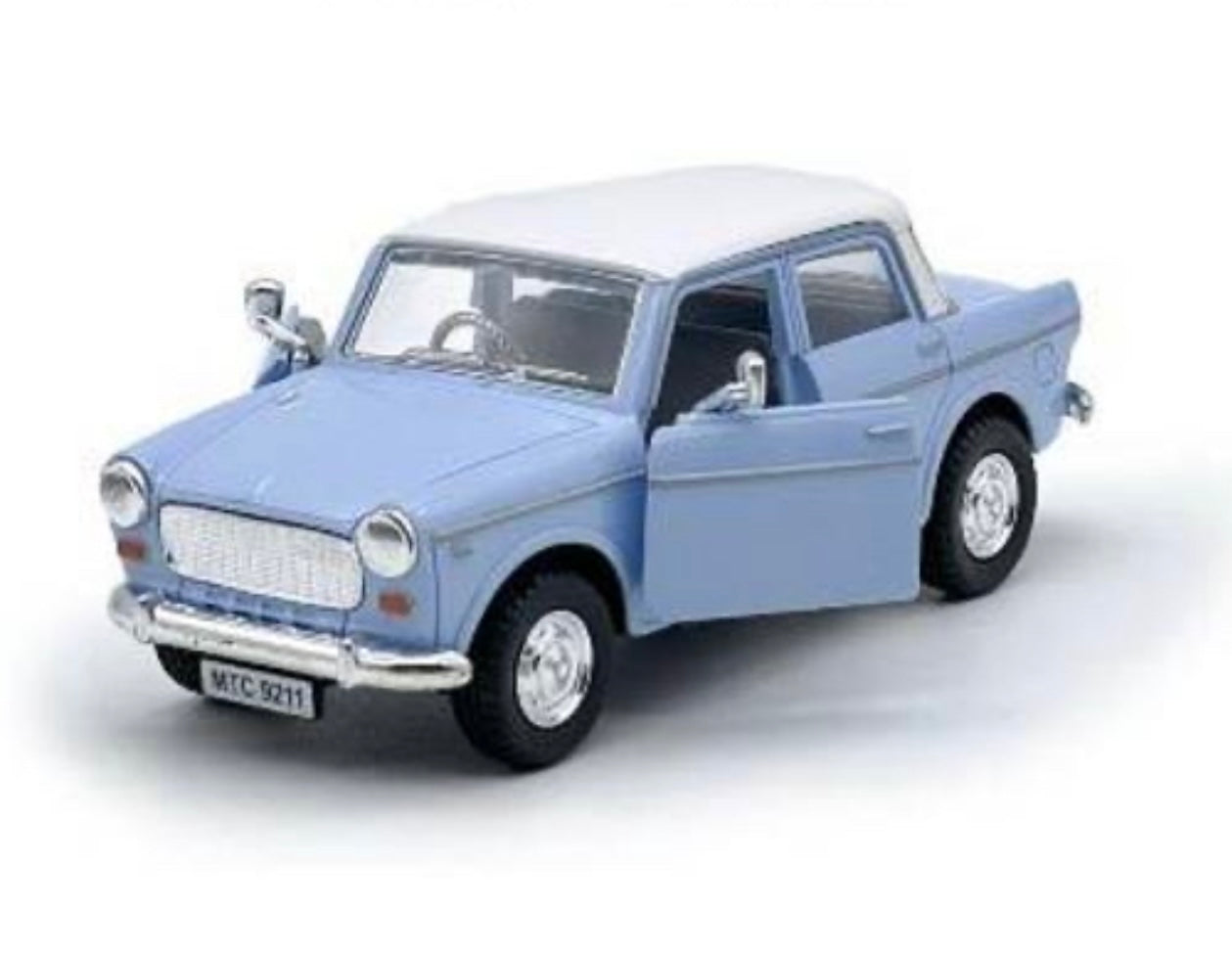 Miniature Vintage Toy Blue Car