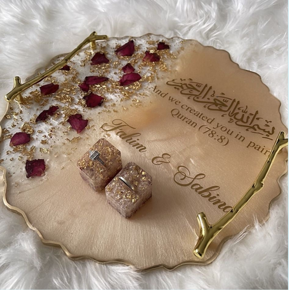 Customised Engagement Ring Tray/Platter