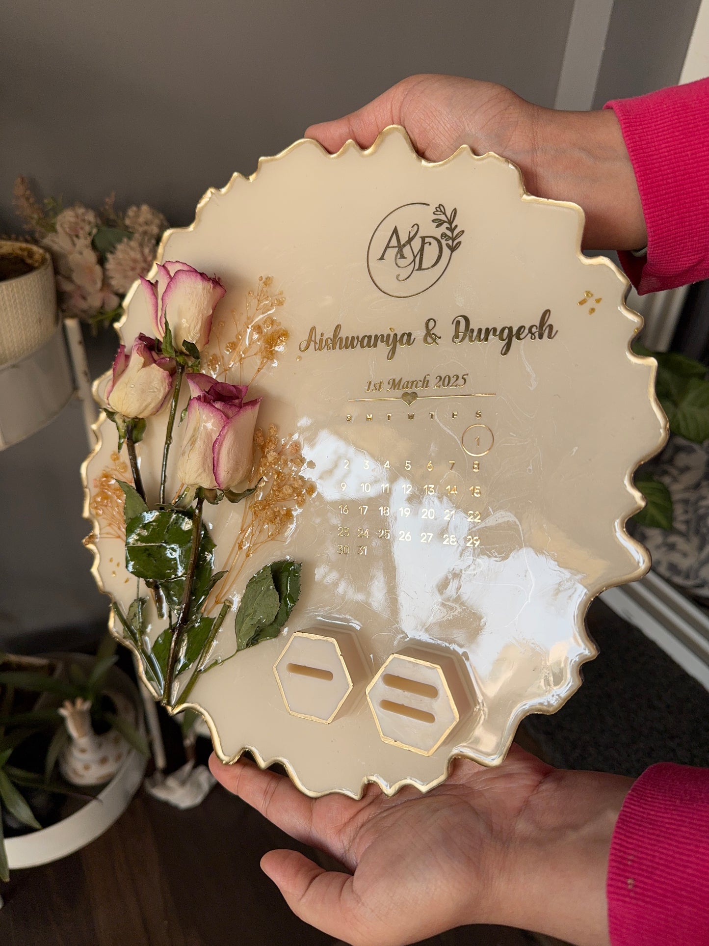 Customised Engagement Ring Tray/Platter