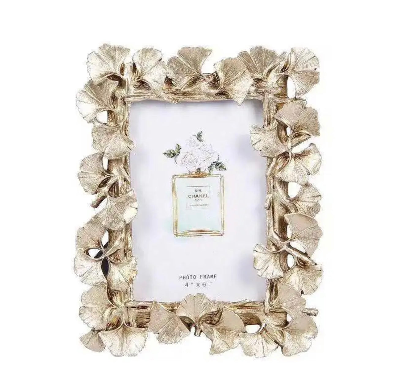 European Retro Ginkgo Leaf Photo Frame