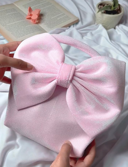 Aesthetic Shiny Bow Bag