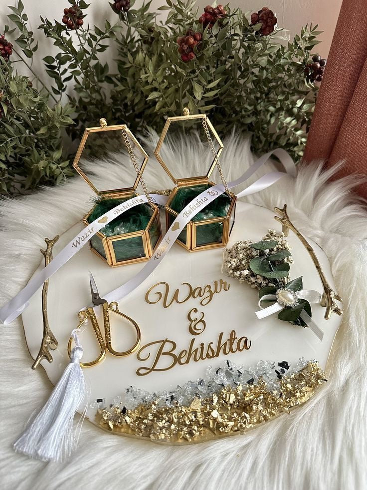 Customised Engagement Ring Tray/Platter