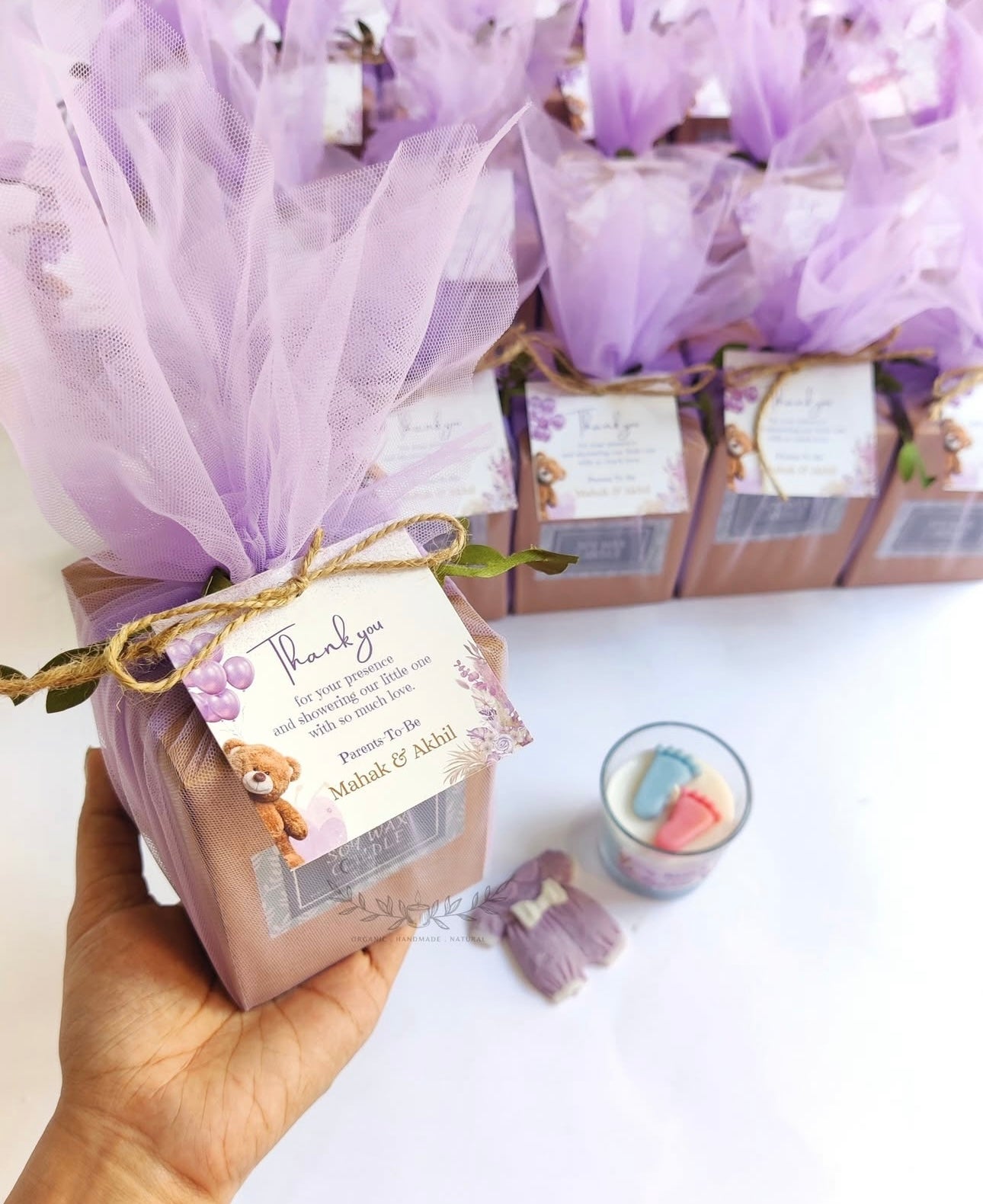 Cute Newborn Baby Shaped Candles for Baby showers/Birthdays