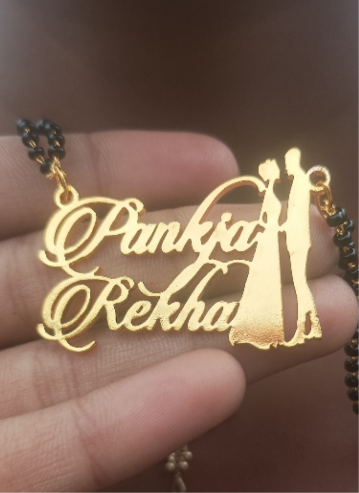 Exclusive Couple Name / Double Name Personalised Mangalsutra