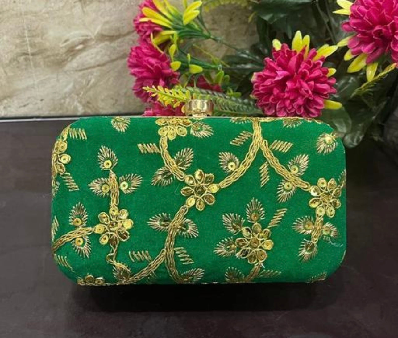 Elegant Embroidered Unique Party Clutch Bags for Weddings