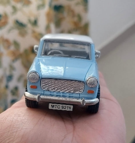 Miniature Vintage Toy Blue Car