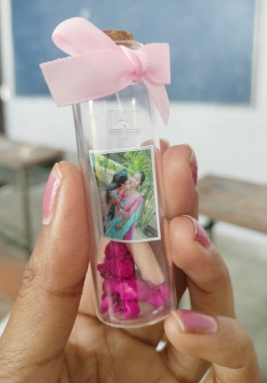 Personalised Mini Bottle with Photo & Message