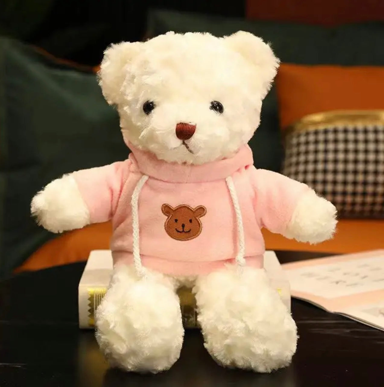 Premium Cute Huggable Plush Teddy With Hoodie