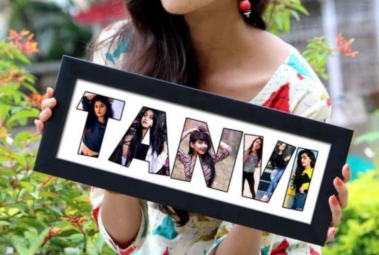 Personalised 3D Name Photo Frame
