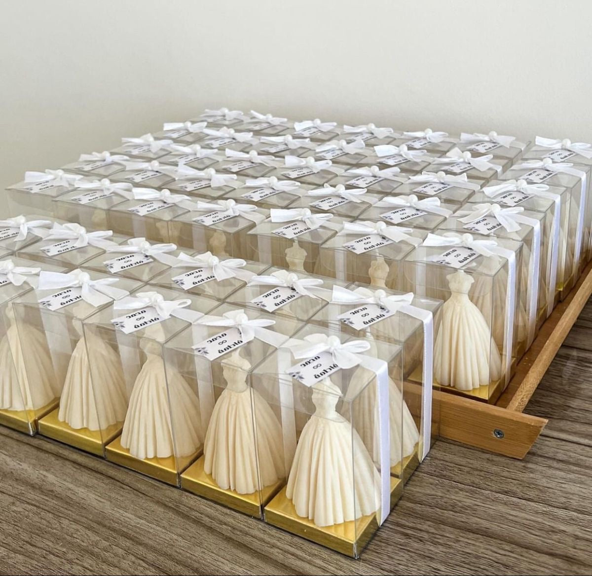 Gown Shape Bridesmaids Candle