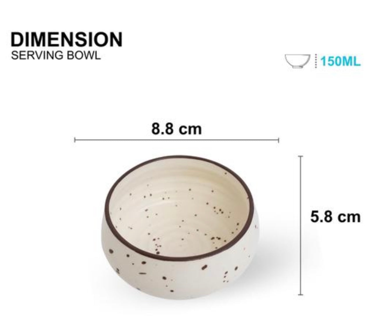 Elegant Stoneware Ceramic Bowls Set