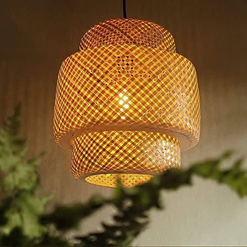 Natural Hanging Bamboo Pendant Light
