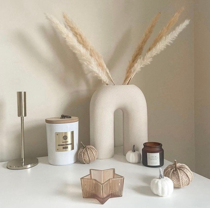 Nordic U-Shaped Ceramic Vase