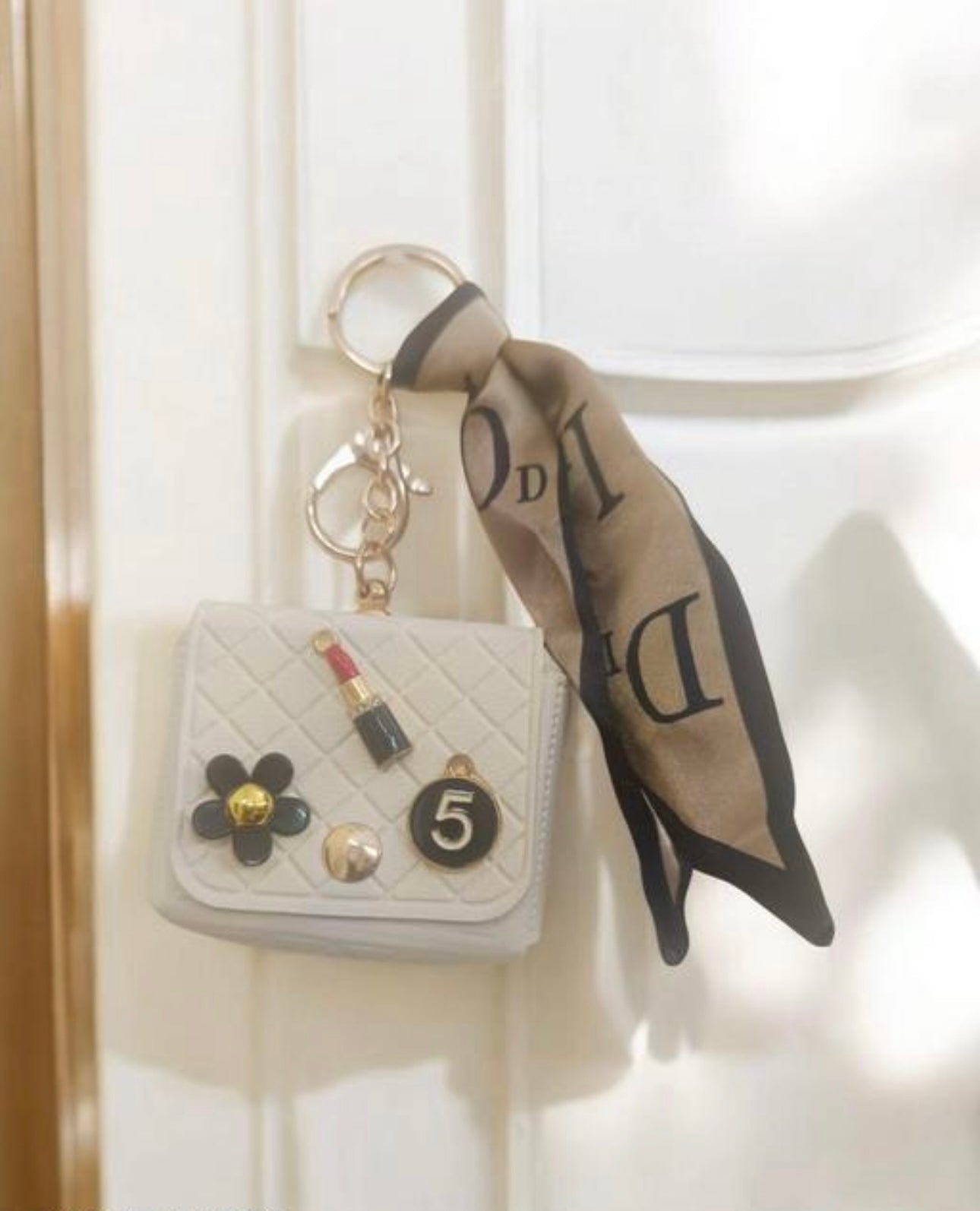 Mini Dior Purse Keychain