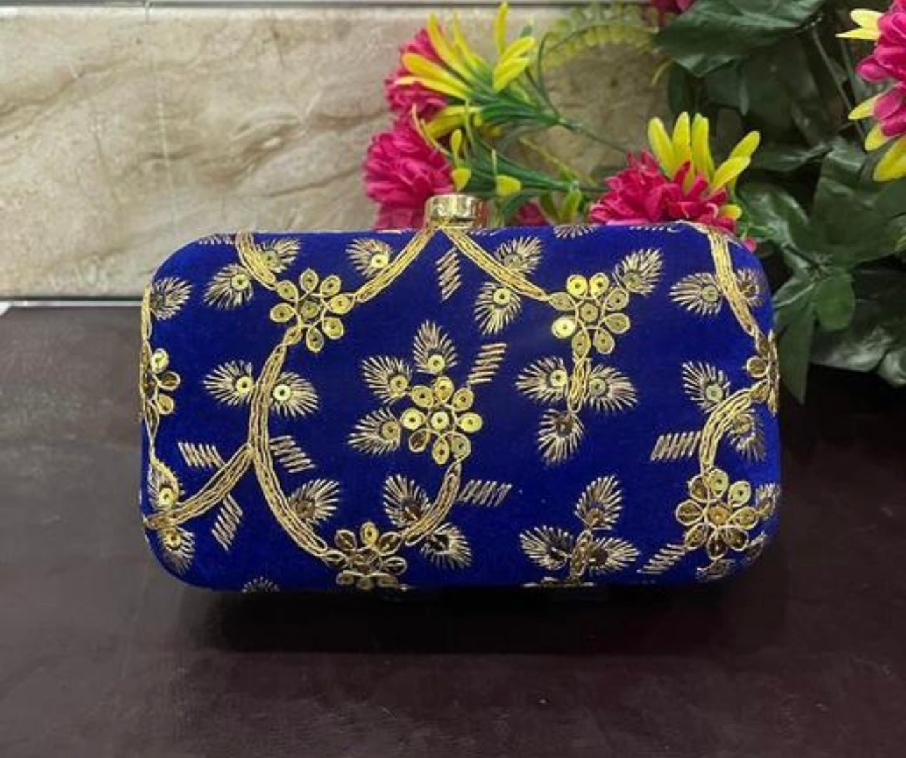 Elegant Embroidered Unique Party Clutch Bags for Weddings