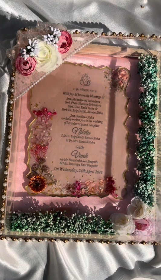 Customised Wedding Invitation Card
