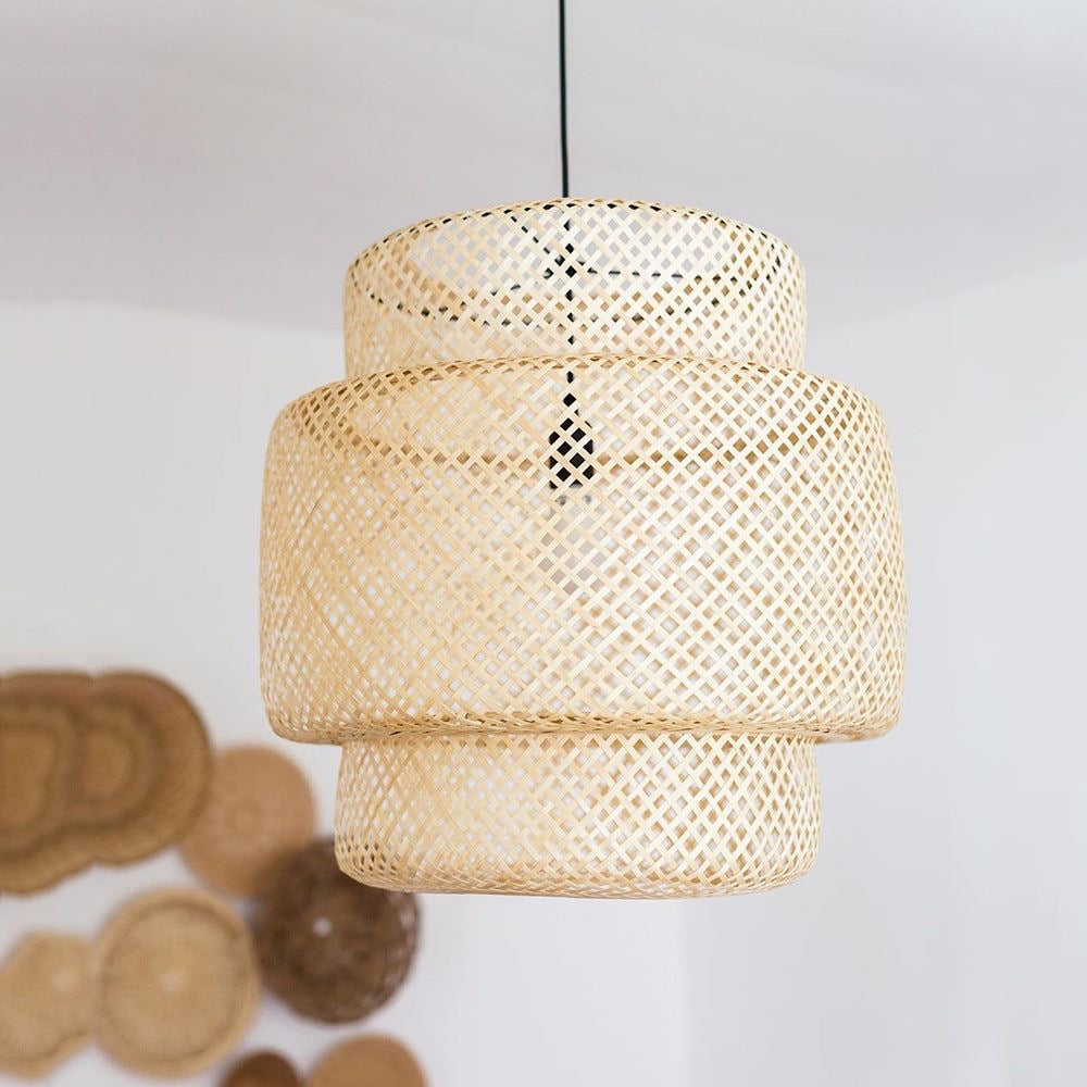 Natural Hanging Bamboo Pendant Light