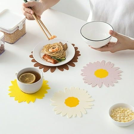 Sunflower Silicone Coasters/Place Mats/Hot Pads