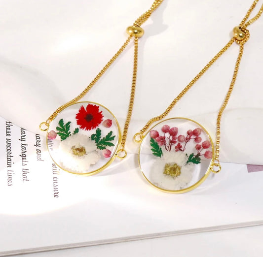 Daisy Eternal Real Flower Bracelet