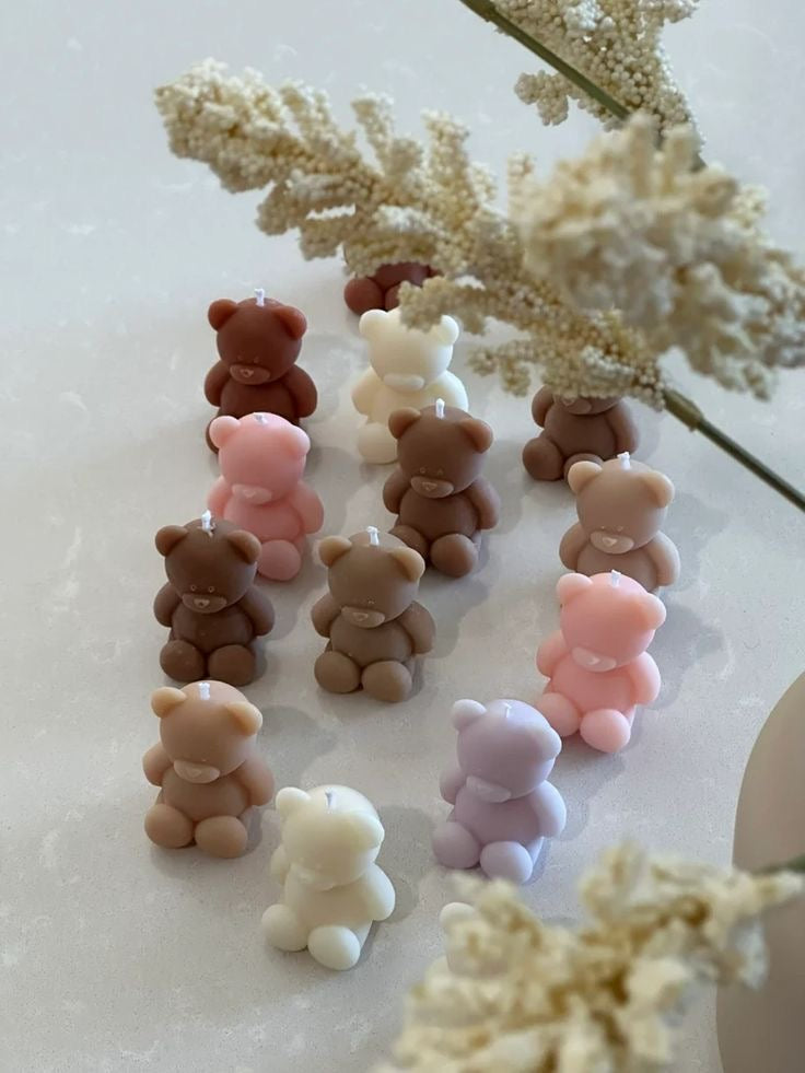 Mini Teddy Candles