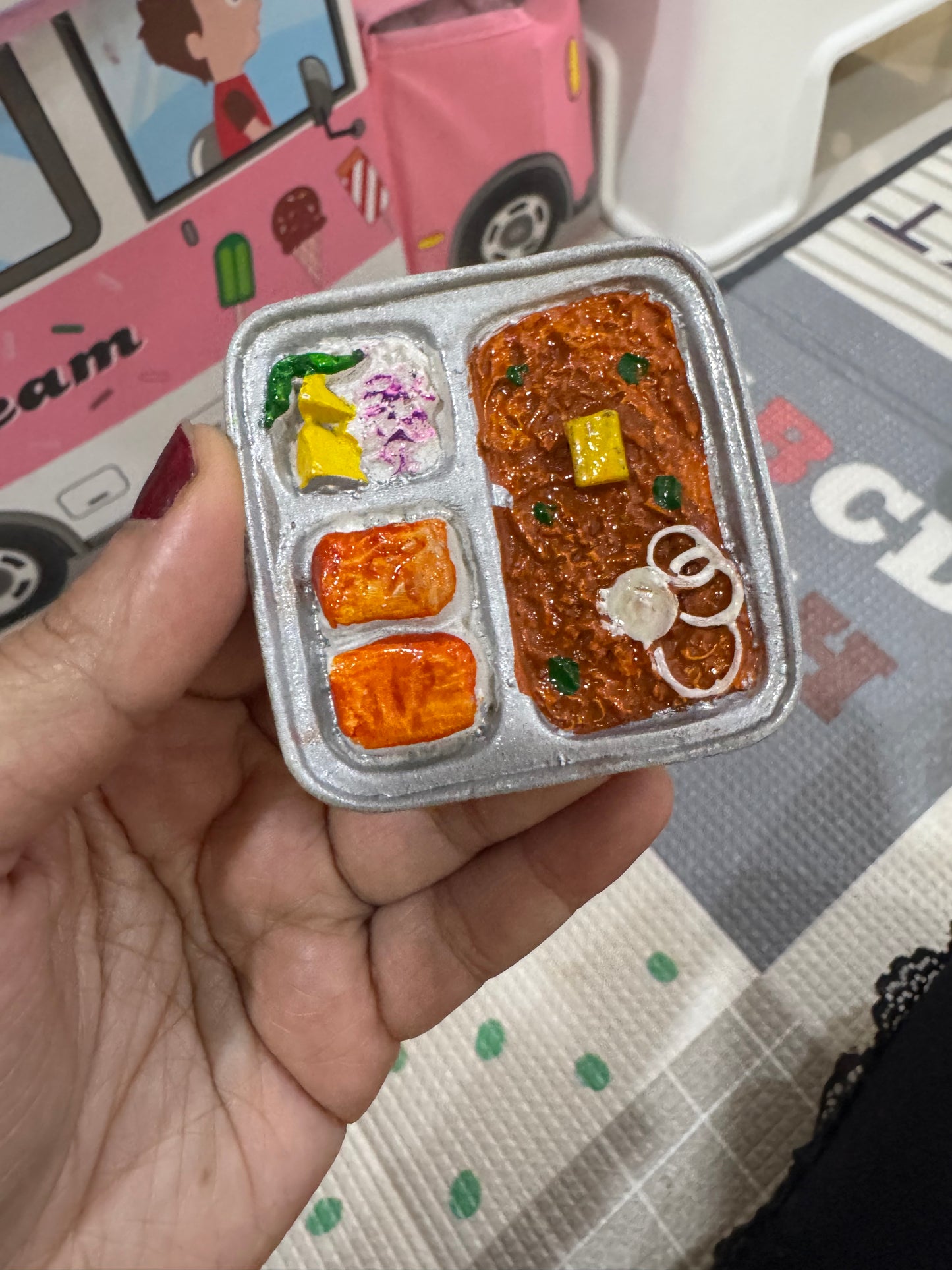Pav Bhaji Miniature Fridge Magnet