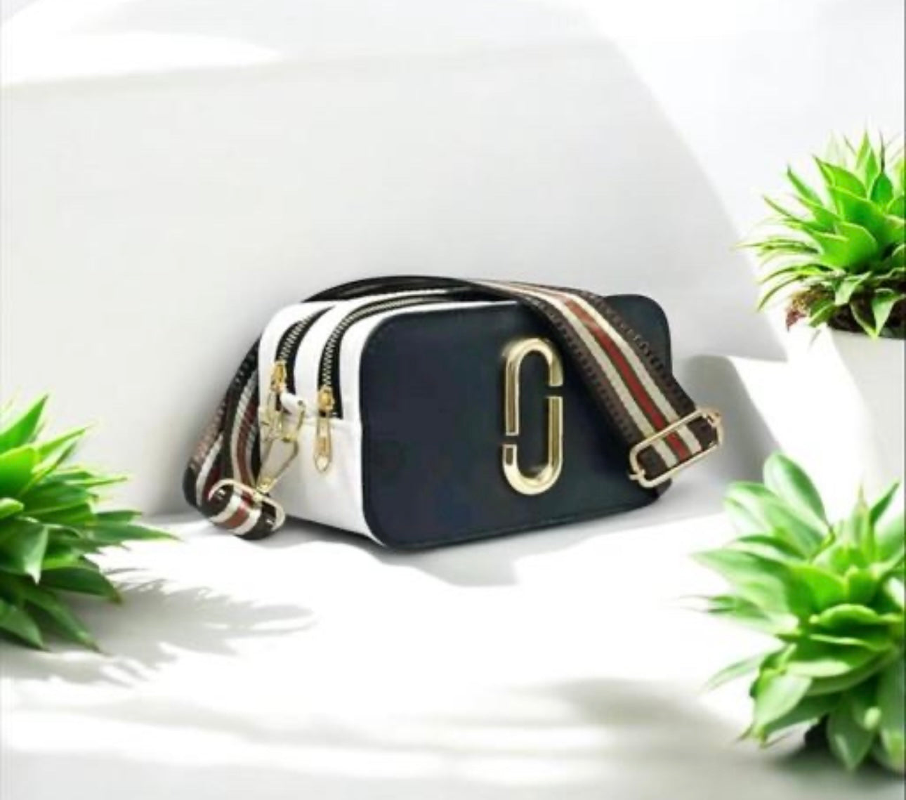 Marc Jacobs Leather Crossbody Snapshot Imitation Bag