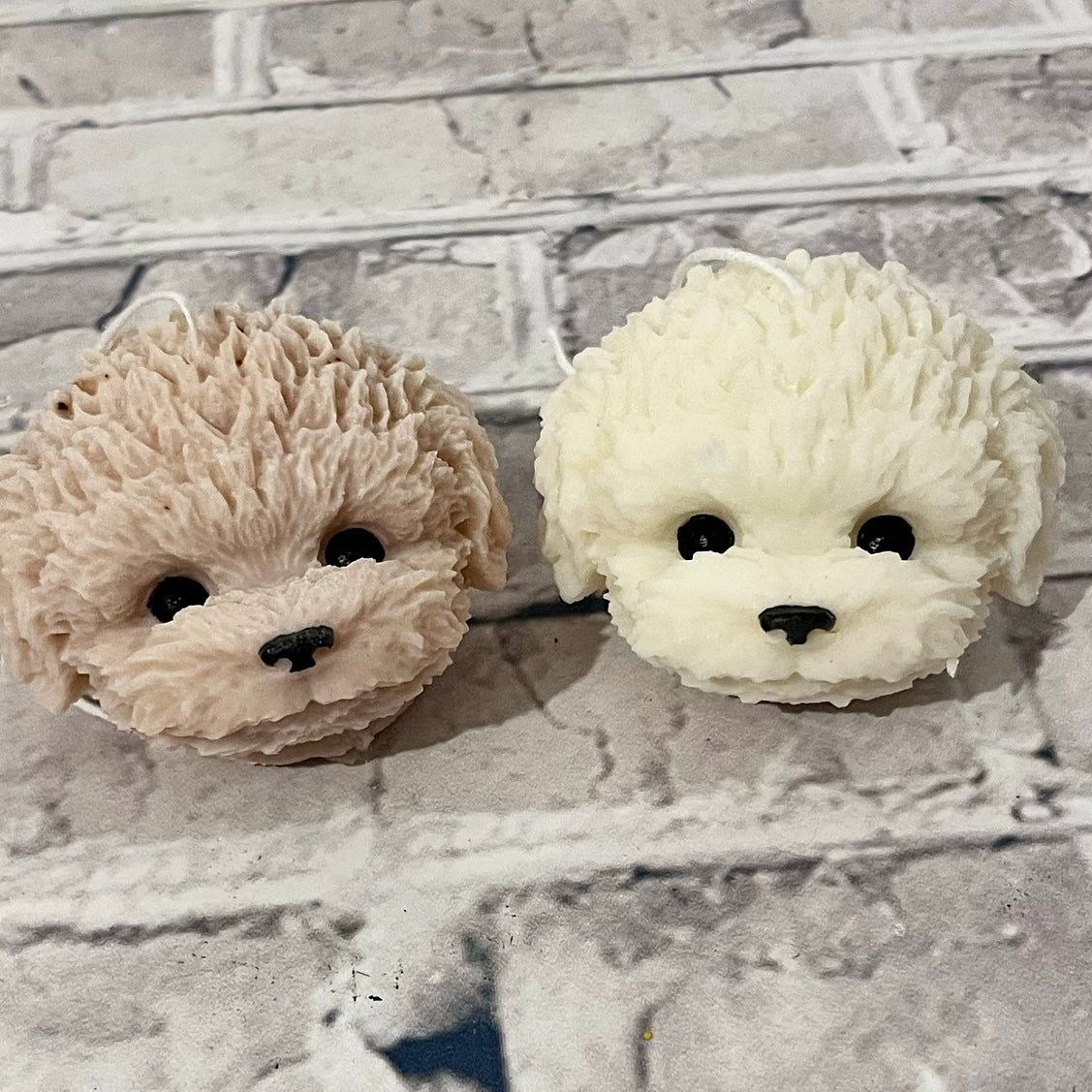Cute Bichon Dog Candles