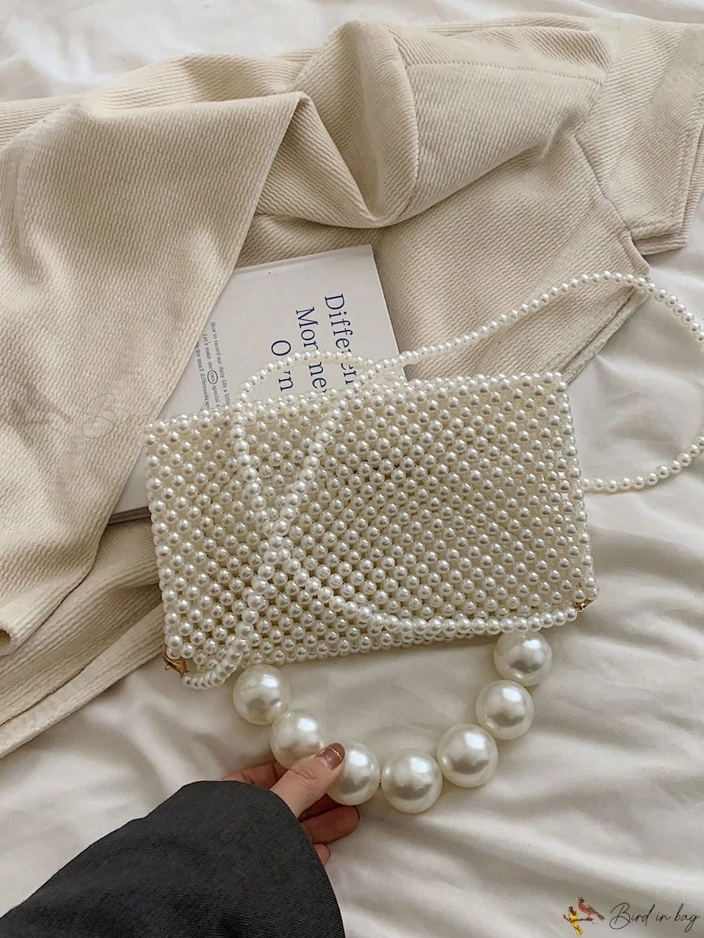 Elegant Pearl Clutch / Sling Bag