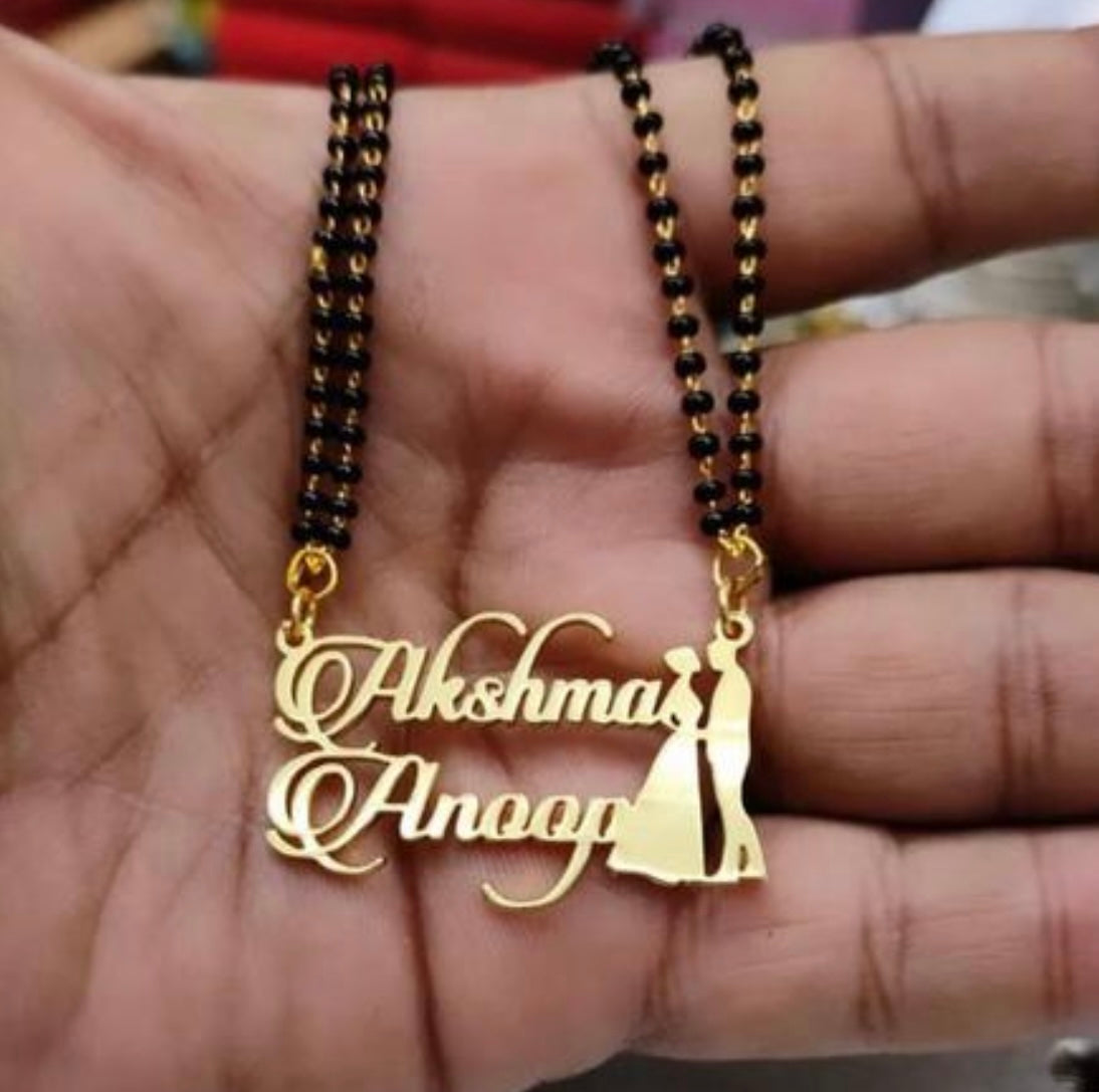 Exclusive Couple Name / Double Name Personalised Mangalsutra