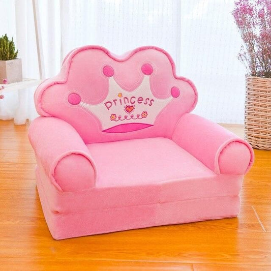 Cute Plush Cartoon Folding Sofa Cum Bed / Baby Seater Sofa / Chair