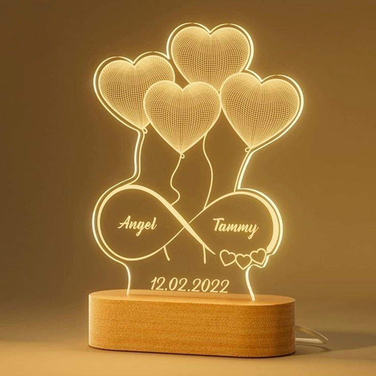 Customised 3D Acrylic Decorative Light