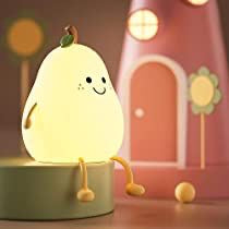 Cute Pear Shape LED Night Light - Rechargeable