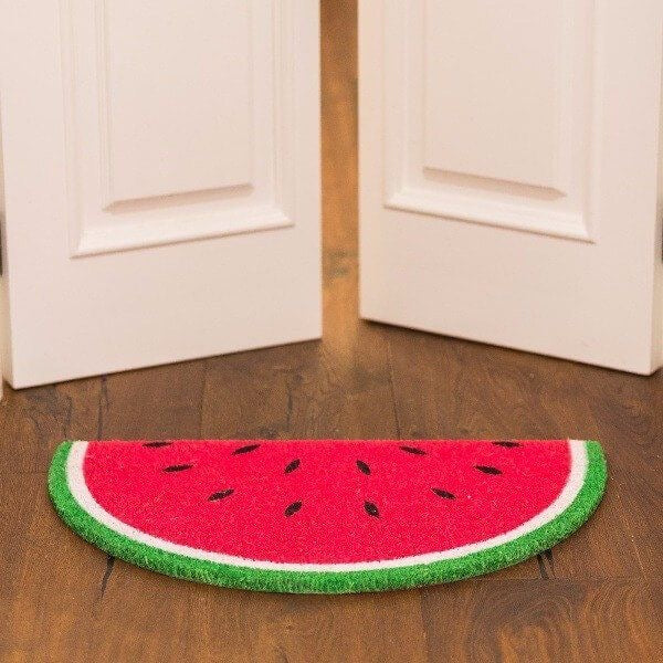 Cute Semi-circle Strawberry Mat