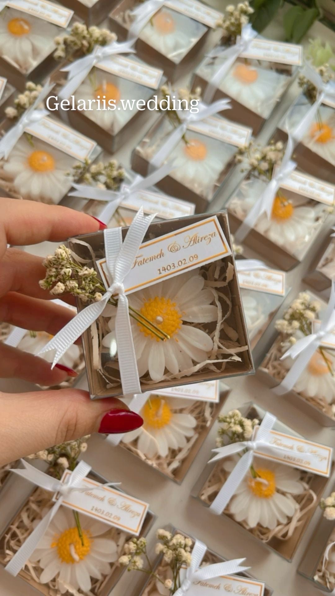 Daisy Candles for Return Gifts