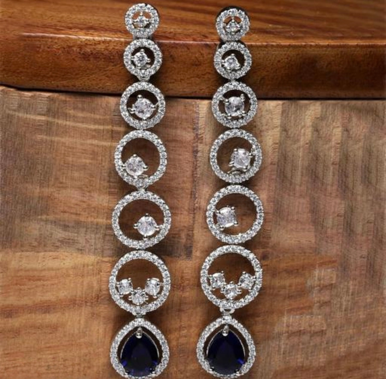 Statement Drop Stud Earrings
