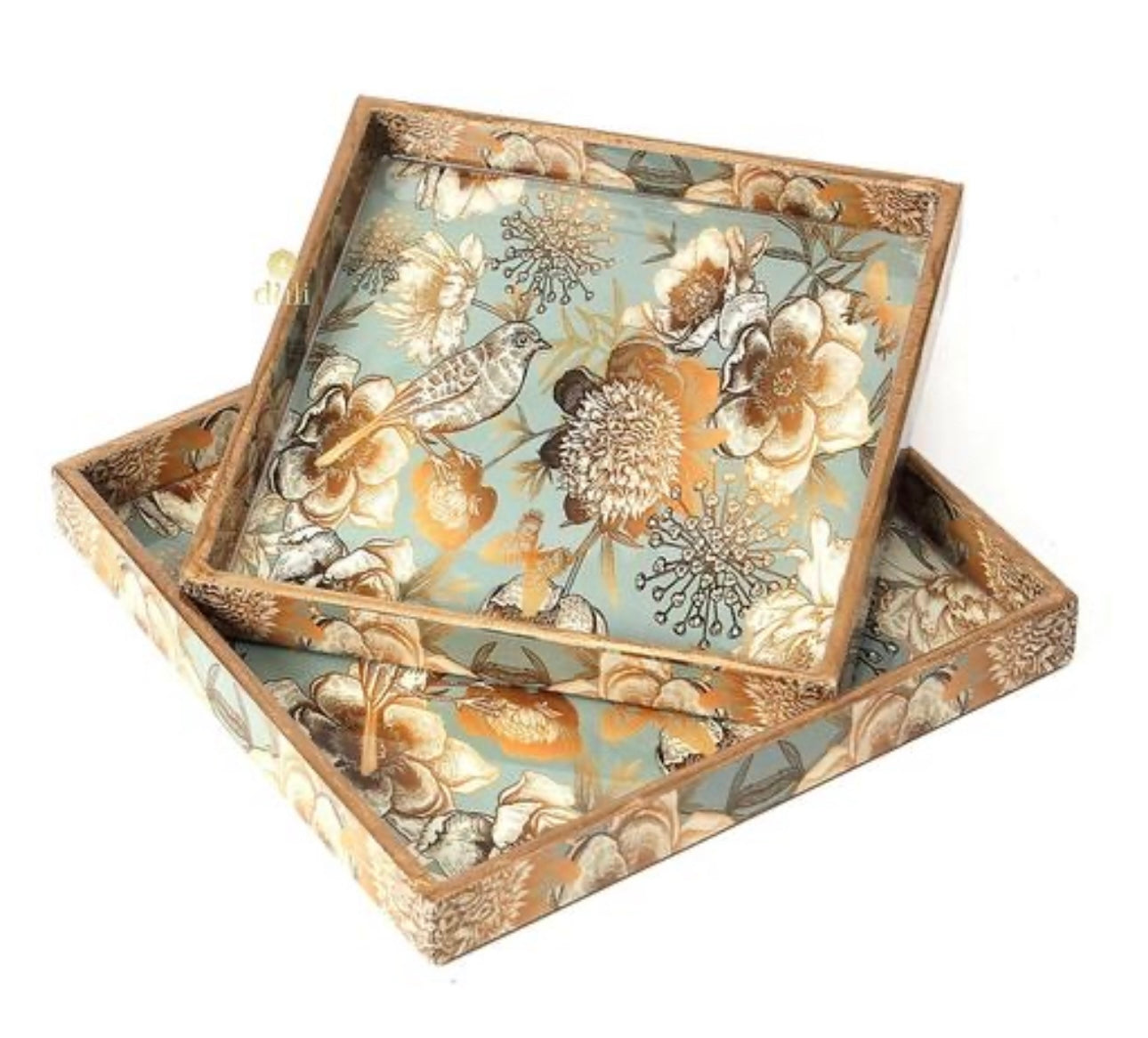 Square Nesting Trays - Set of 2