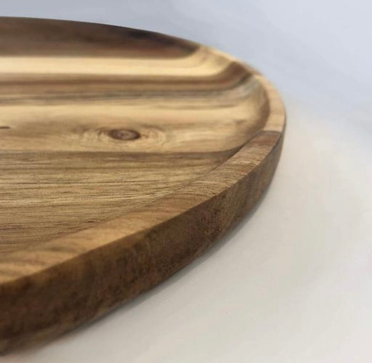 Multipurpose Wooden Round Serving Platter