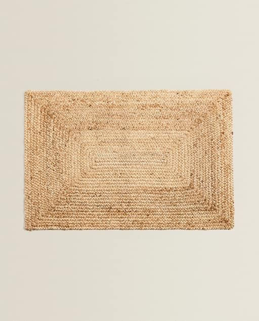 Rectangular Woven Jute Mat