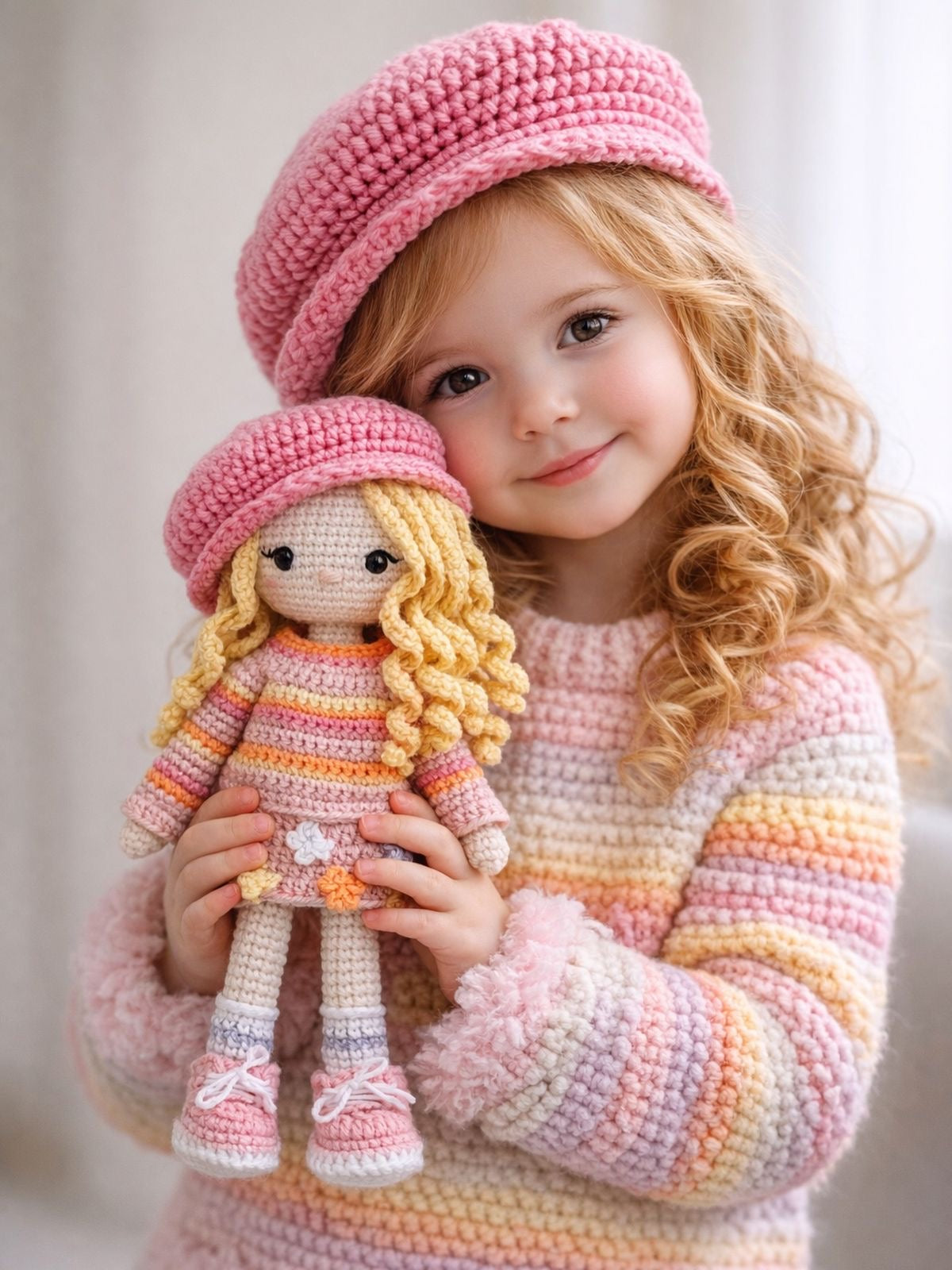 Cute Handmade Crochet Doll