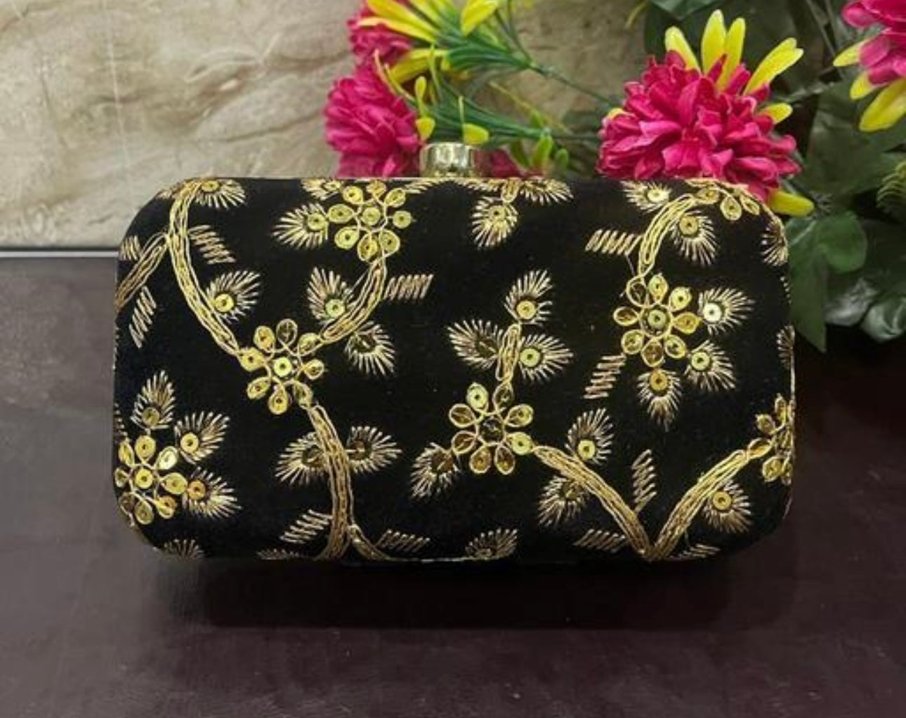 Elegant Embroidered Unique Party Clutch Bags for Weddings