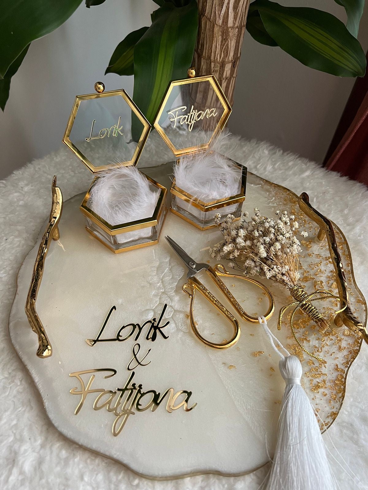 Customised Engagement Ring Tray/Platter