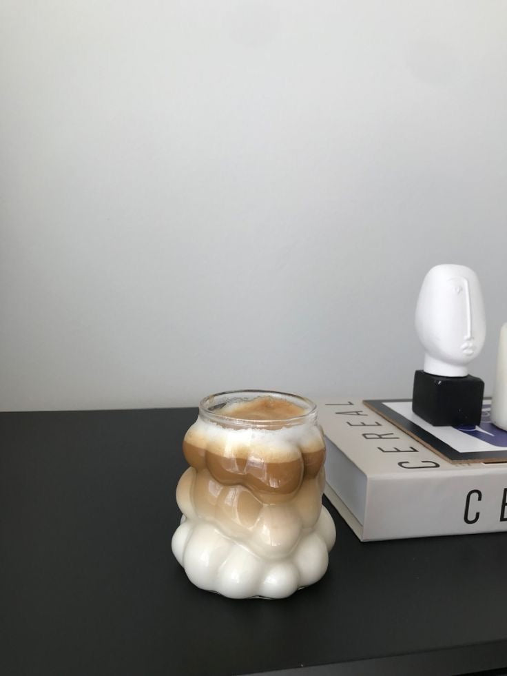 Pinteresty Bubble Glass with Glass Straw