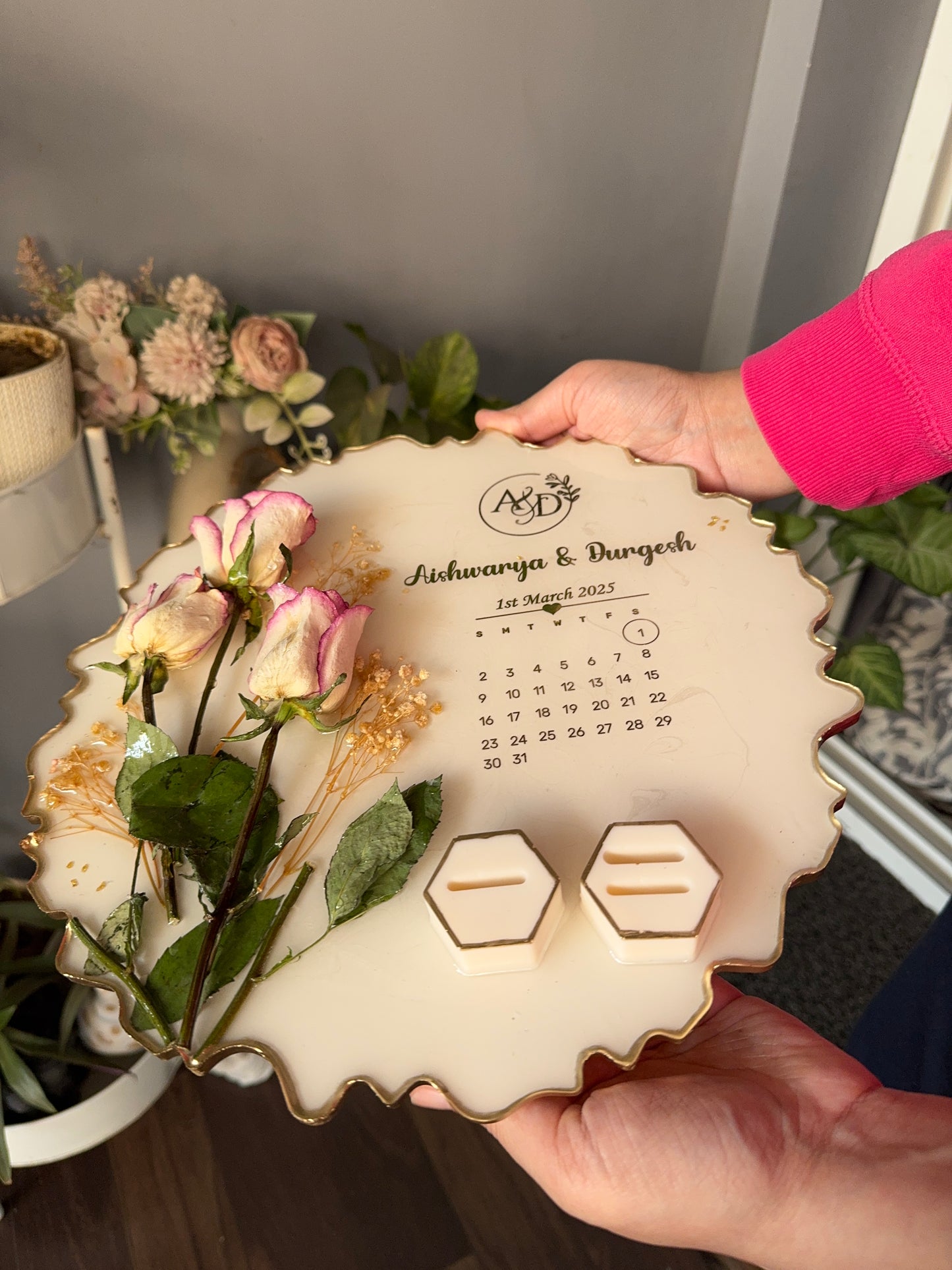 Customised Engagement Ring Tray/Platter