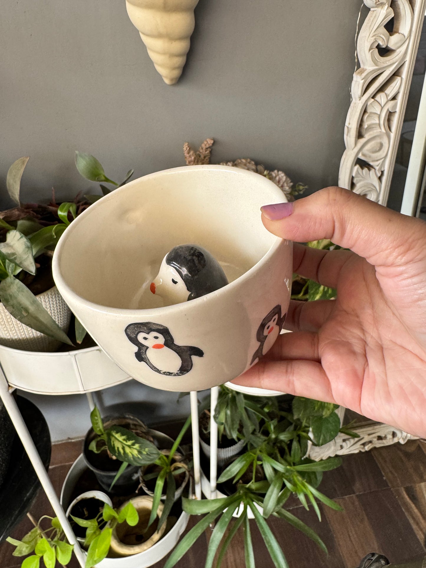 Exclusive Pinteresty Penguin Inside Mug
