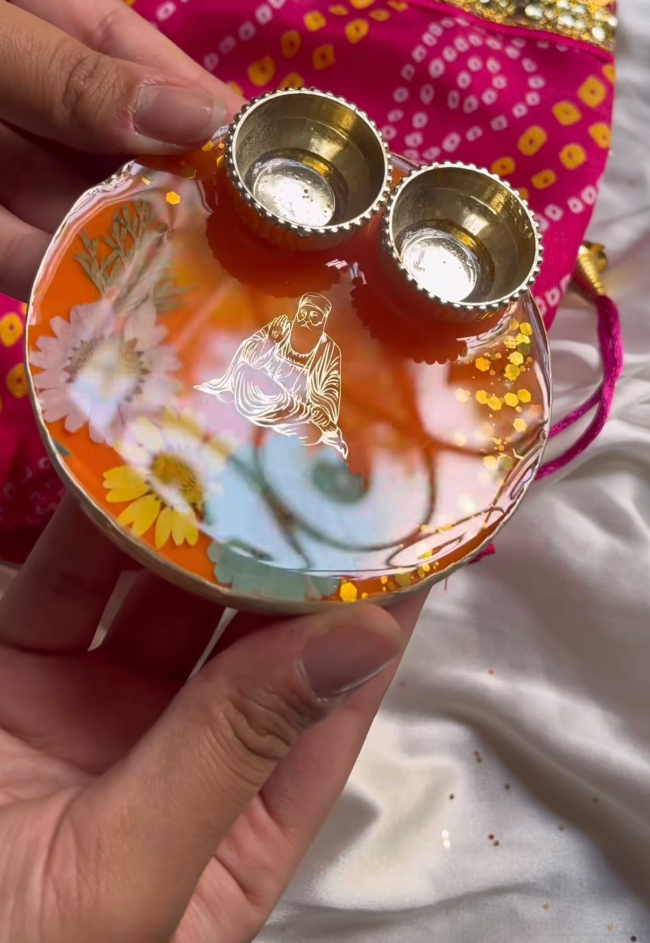 Graceful Pooja Thali