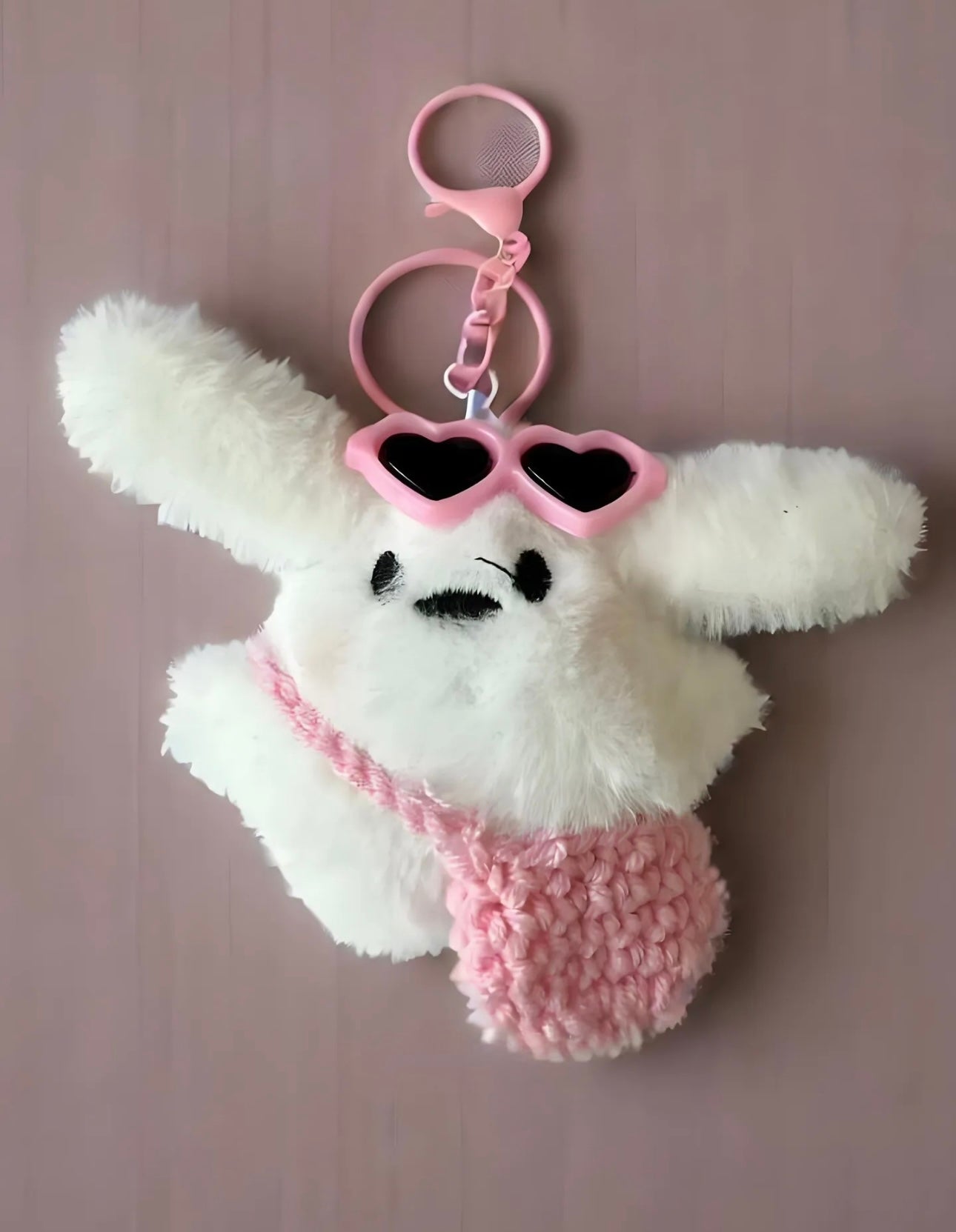 Plushy Cute Furry Bag Charm / Keychain