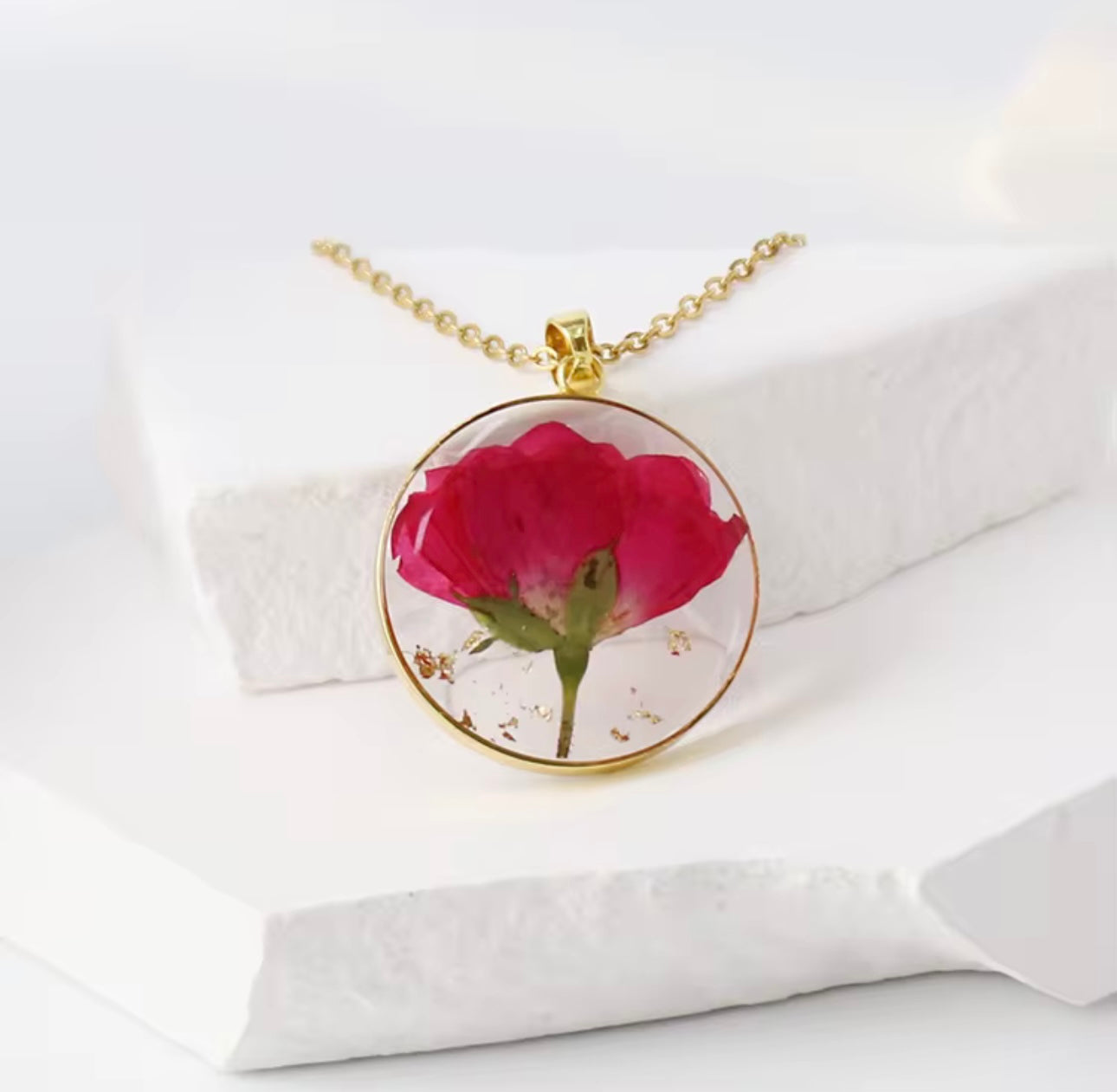 Real Rose Pendant