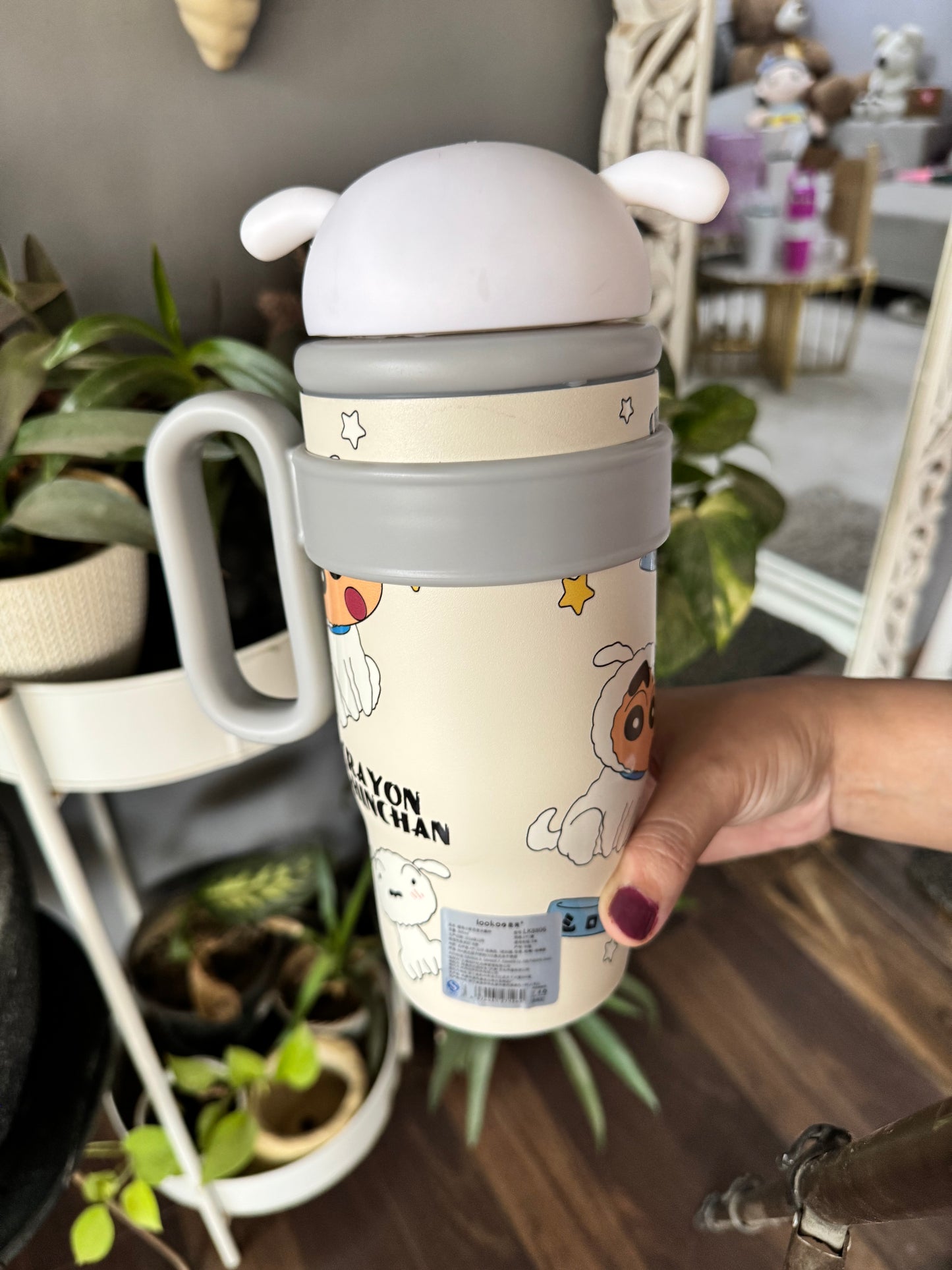 Limited Edition Shinchan Cartoon Insulated Sipper/Tumbler - 800 ml