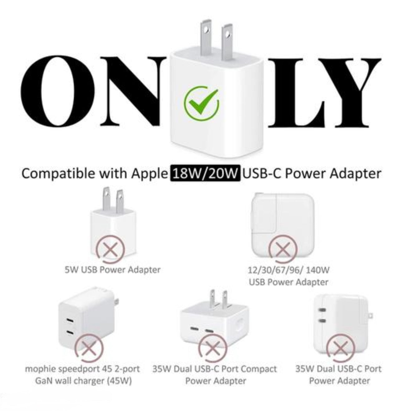 Cute Marshall Design Charger Cover for iPhones (18W-20W Charger)
